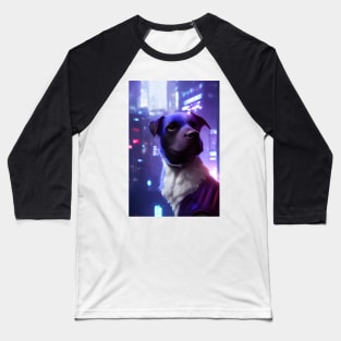 DOG CYBERPUNK Baseball T-Shirt